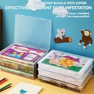 A4 Paper Storage Box Buckle Design Tear-resistant Waterproof File Paper Storage Case