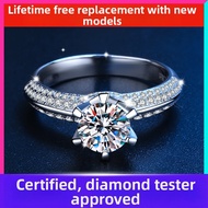 KAFANDENG | Silver Moissanite Ring 1ct