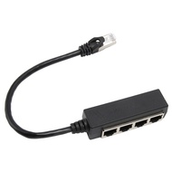 [CSS]RJ45 Ethernet Splitter Cable One Point Four Ethernet Cable Splitter ABS PCB RJ45 Splitter Adapt