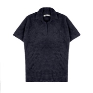 3Second Rajut Polo V-Neck Nylon Knitwear Shirt C031123