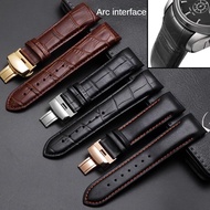 Leather watch strap substitute for Tissot T035 Couto series men and women curved interface cowhide watch strap 16/17/20/22/23/24mm