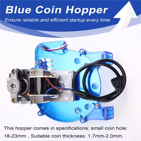 Latest Plastic Blue Coin Hopper Tokens Coins Wheel Motor For Slot Arcade Machine Cabinet Parts Fruit