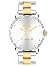 Coach 14502928 นาฬิกา Coach ผู้หญิง ของแท้ สาย Stainless รับประกันศูนย์ไทย 1 ปี 12/24HR