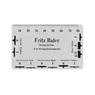[Fast Ship] Guitar String Action Gauge Pitch Ruler Card Luthier Tool Measuring for Classical Electri
