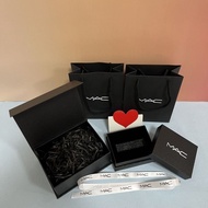 新品/专柜MAC香水口红礼盒礼袋礼品袋包装盒手提袋空盒子送人礼物8.29 New product/store-bought MAC perfume and lipstick gift box, gif