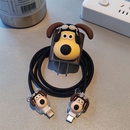 Cute Little Dog VIVO 80W Charger Protector VIVO V27e Charger Case Model V8073L0A0 Black Color for An