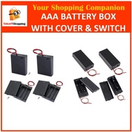 [BULK] AAA Battery Holder Box Case with Wire Lead – Slot AAA Battery Box for DIY Electronics Project