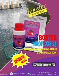 Boster ikan inroflok 25 Cair 100 ml Obat ikan Boster ikan