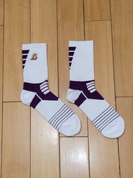 NBA 湖人 籃球襪 菁英襪 NBA Lakers  elite crew socks basketball socks 運動襪 毛巾底 加厚款 高筒