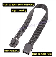 6 pin to Dual 8 pin (6+2) / 6pin to dual 8pin pcie cable for graphic card GPU splitter PCIE 6pin to 