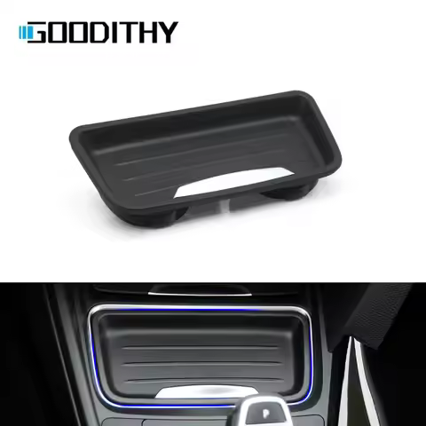 51169232068 Car Center Console Cup Holder Storage Tray Insert Cover Trim For BMW 3 4 Series F30 F31 