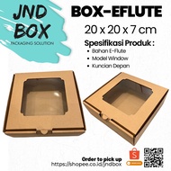 Box Mystery Window 20x20 x 7 cm (Min Order 5pcs)