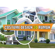 3D DESIGN RUMAH (COSTUME) IKUT PACKAGE A-C