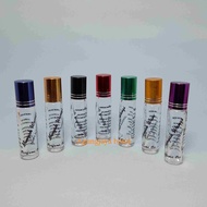 Roll On 8 Ml Malaysia Clear + Color Cap / Glass Roll On / Perfume Glass Bottle / Roll on Fresh Care 
