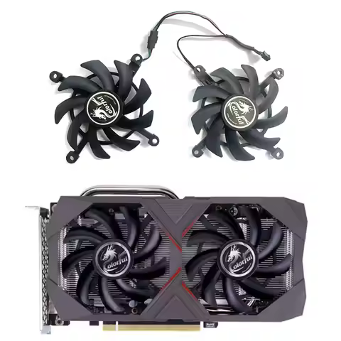For Colorful GTX1660 1660TI RTX2060 2060 Super Graphics Card 85MM 4PIN RTX2060 2060 Super GPU Fan