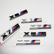 Car Fender Side Emblem Rear Trunk Badge M Competition Logo Thunder Edition Sticker For BMW 7m 8x1m X