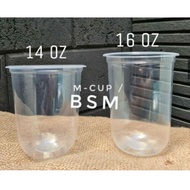 BSM oval cup oval glass/ cup u size 14 oz & 16 oz (7 gr).