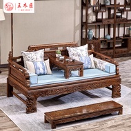 Wang Carpenter Wenge Arhat Bed Collapse Solid Wood Mahogany Arhat Bed Single Bed Chinese Style Mingq