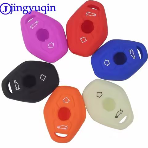 jingyuqin 3B Remote Silicone Key Case Car Styling Cover For BMW X3 X5 Z3 Z4 3 5 7 Series E38 E39 E46