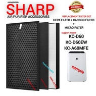 Sharp air purifier accessories HEPA FILTER + CARBON FILTER + MICRO FILTER + HUMIDIFYING FILTER