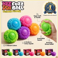 💝💝100% satisfy💝Schylling NeeDoh Fuzz Ball Velvet Sensory Squish Toy 2.5" Stress Relief Fidget Squeez