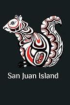 Tribal Squirrel San Juan Island Washington Native American: Notebook Planner - 6x9 inch Daily Planne