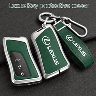 Lexus Full Range Key Case Cover es300 nx200 es250 NX UX RX ES  Ring Keychain 2020 LEXUS es200 Car key case UX260hes300hLS350LS500 High grade key bag car key pouch key chain car leather keychain key holder CT200H GX400 GX460 IS250 IS300C RX270 ES240 ES350