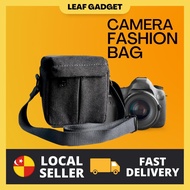 [NEW] CAMERA CROSSBODY SLING BAG Soft Padded Camera Shoulder Bag for Canon Fujifilm Nikon Sony A6000