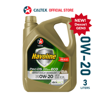 Caltex Havoline ProDS Fully Synthetic 0W20 (3liter) - Fully Synthetic 0W-20 Engine Oil