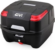 GIVI B32 / B33 Series Motorcycle Rear Box 32-33L Unpainted Black Mono Lock Case