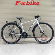 Giant Escape 2 City Street Bike (2024) F-x Bike Lightweight Aluminum Alloy Frame, Disc Brakes, Equip