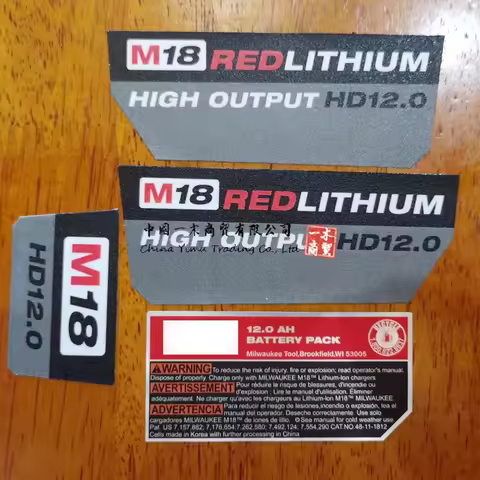 21700 Electric Core Label housing for M18 18V 8.0Ah 9.0Ah 12.0Ah Compact LITHIUM Li-Ion Battery 48-1