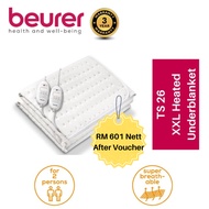 [5 YEARS LOCAL WARRANTY] BEURER Heated Underblanket for Double Bed TS 26 XXL / TS26 XXL