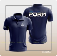 Baju PDRM 2025 Pro Frontliner T Shirt Inner Royal Malaysia Jersey Tshirt Collar T-shirt