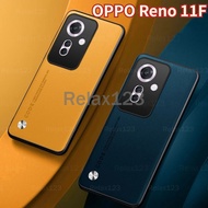 Phone Case For OPPO Reno 11F 5G OPPO Reno11F 5G Reno11 F reno11F 2024 Casing Luxury PU Leather Case Shockproof Bumper Leather Simple Fashion Soft TPU Back Cover