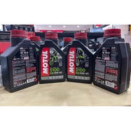 MOTUL 100% ORIGINAL 5100 10W40 15W50 4T 1L ENGINE OIL (WITH QR CODE-NEW STOCK)