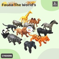 Animal Toys Animal Fauna The Worlds contents 12 pcs No.CY-6069B