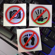 No Hold No Step No Photo Stickers Waterproof Cutting Stickers Motorcycle Stickers Motorcycle Decorat