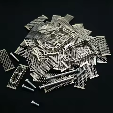 100–10pcs Metal A1 Ni80 Resistance 0.17, 0.13, 0.19, 0.2 ohms Stainless Steel U-shaped Zigzag Mesh E