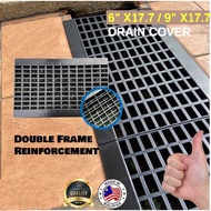 Drain Cover 6 Inch / 9 Inch Heavy Duty Plastic Penutup Longkang 沟渠盖 Garden Cover Floor Cover Water C