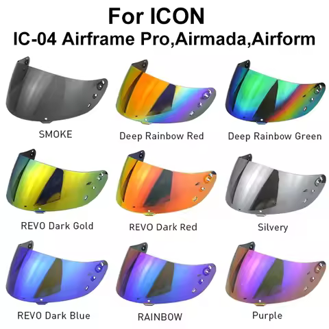Full Face Helmet Visor for ICON Airframe Pro IC-04 Airmada Airform Helmet Faceshield Cascos Visera S
