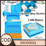 Nuggen Blue 0 &1 Capsule Filling Machine Reusable Food Grade 200 Holes Cavity Capsule Filler