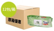 松鶴濕紙巾 80片/包 x 12包 [1箱]