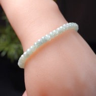 冰種翡翠算盤珠手鍊 | 天然緬甸玉A貨翡翠 | 送禮