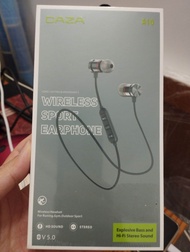 Caza wireless sport headphones.