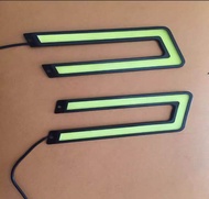 lampu foglam mobil DRL COB lampu bumper mobil