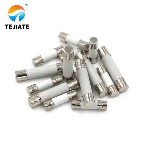 10pcs Ceramic Fuse 5mm x 20mm 5X20 6x30 T1A 2A 3A 3.15A 4A 5A 6A 6.3A 8A 10A 15A 20A 30A 250V Car Mi