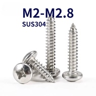 Phillips Pan Head Self Tapping Screw /Screw Plastic Wood| SUS 304 Stainless Steel  | Skru Besi M2/M2