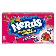 Nerds Gummy Clusters Candy, Rainbow 美國經典脆脆彩虹水果軟糖 3 oz (85g)【079200049034】