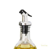 Treeling 4 PCS Oil Bottle Stopper Liquor Dispenser Wine Pourer Lock Plug Cap for Wine Oil
